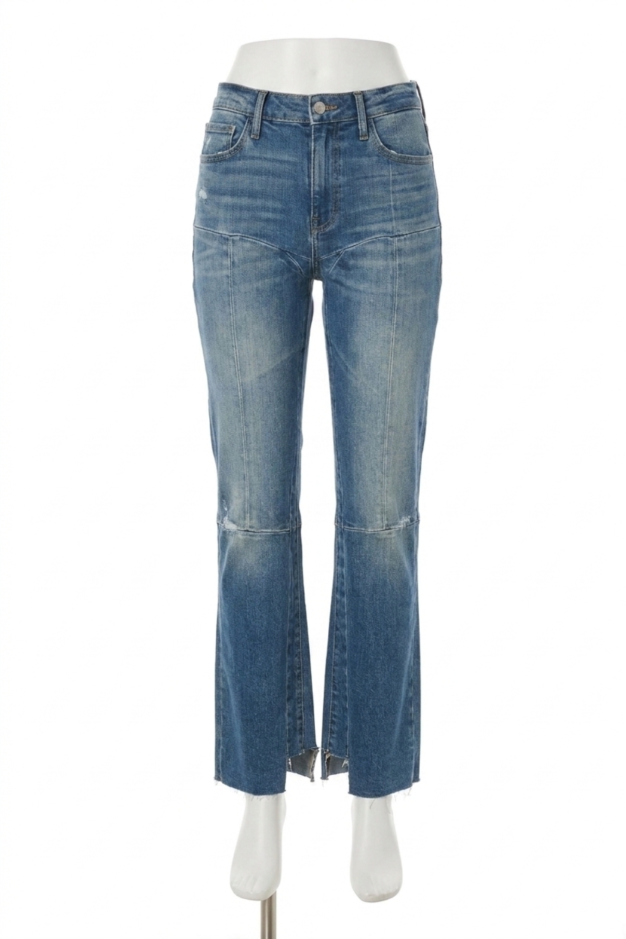 NEW GOOD AMERICAN good icon straight jeans in blue